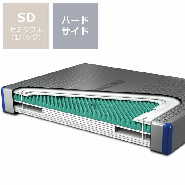 ウォーターベッド（SD） 特価フレームウォーターベッド ハードサイド SDサイズ（1バッグ
